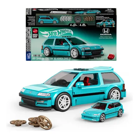 Blocos De Montar Mattel Brick Shopbrick Shop Speed Honda 248 Peças Em Caixa Matt
