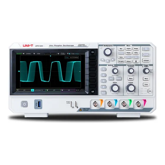 Uni-t Osciloscopio Digital Ultra Fosforo 3d Upo1204 200mhz