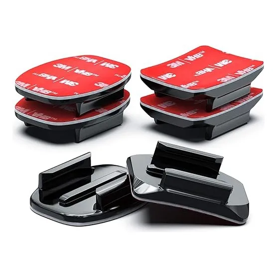 Bases Con Adhesivo 4 Plano 4 Curvo Compatible Gopro Cam Bdg