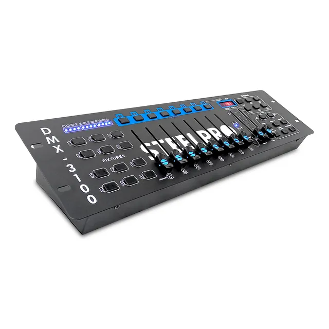 Controlador Dmx Luces/dj 12 Escáneres - 192 Canales Steelpro
