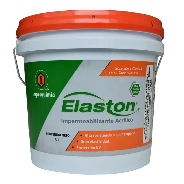 Sellador Cemento Acrílico Elaston / Blanco / 4 Lt