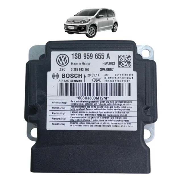 Modulo Airbag Up Tsi 2018 2019 Original Resetar 1sb959655a