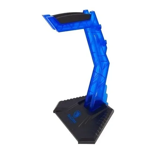 Base Gamer Sades Unicolor Color Azul Para Audífonos Gaming