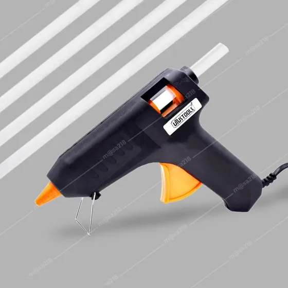 Pistola Silicona Uyustools Grande 40w Y 4 Barras 30cm Regalo