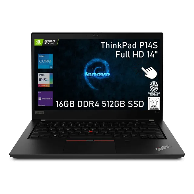 Lenovo Thinkpad P14s Touch Core I5 11ª 16g 512g Nvidia T500
