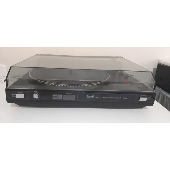 Toca Disco Cce Tx-250 Direct Drive Funcionando Leia Descriç