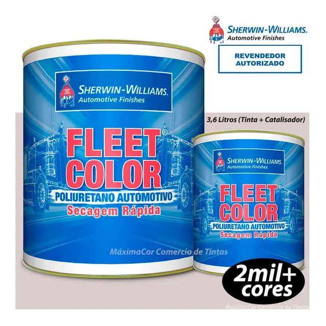 Tinta Pu Alta Resistência Fleet Color Automotivo 3,6l