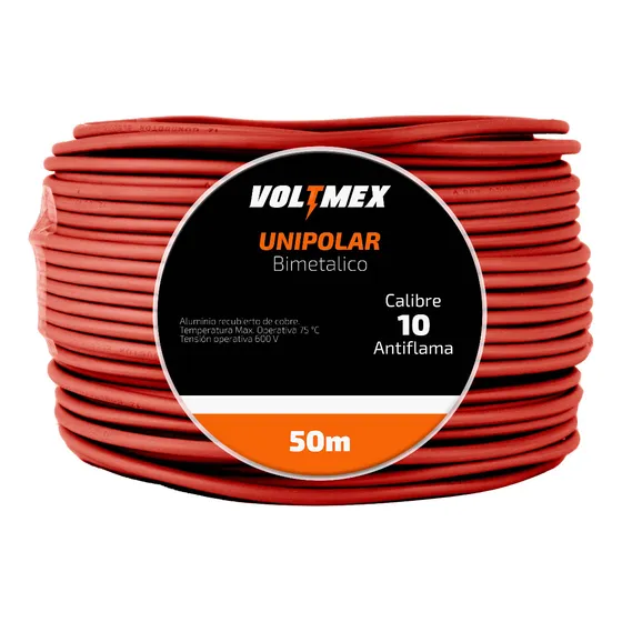 Cable Electrico Calibre 10 Thw Alucobre 50m Unipolar