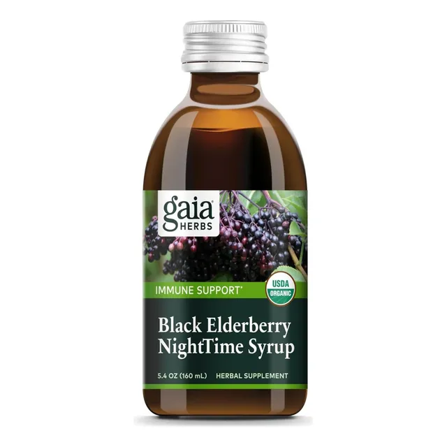 Baya De Saúco Negro Nocturno Gaia Herbs 160 Ml