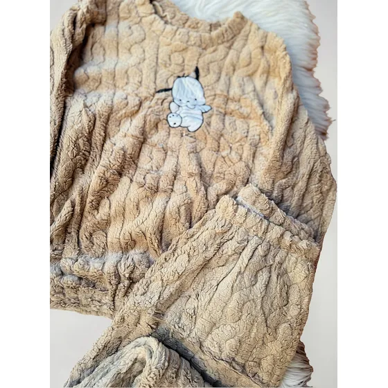 Conjunto Polar Pijama Juvenil, Mujer Invierno Importado