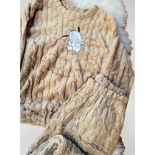 Conjunto Polar Pijama Juvenil, Mujer Invierno Importado