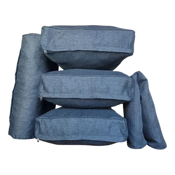 Kit Divan Chenille Antidesgarro 3 Almoh+2 Apoyabrazos+funda 