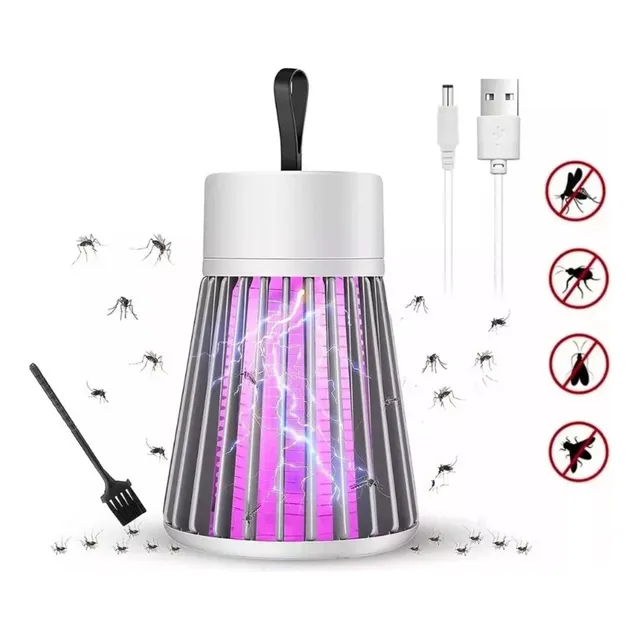Kit 02 Mata Mosquitos Pernilongo Insetos Repelente Led Uv