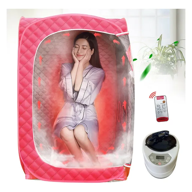 Promoción Spa Sauna De Vapor Portátil Importado Rosa