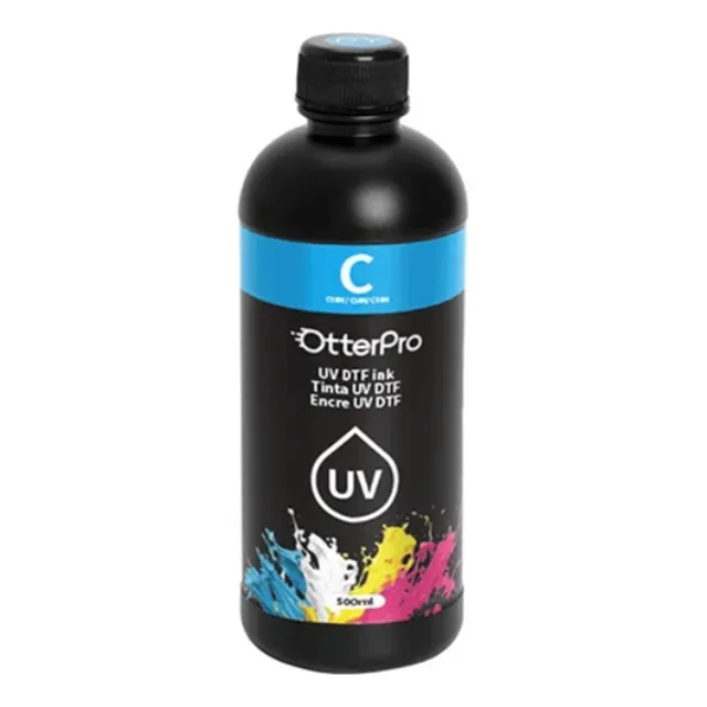 Bote De Tinta Para Dtf Uv Otterpro De 500ml Color Cyan