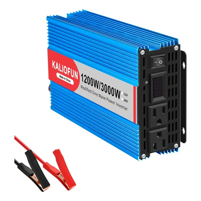 Inversor De Corriente 3000w 12v A 110v Para Auto