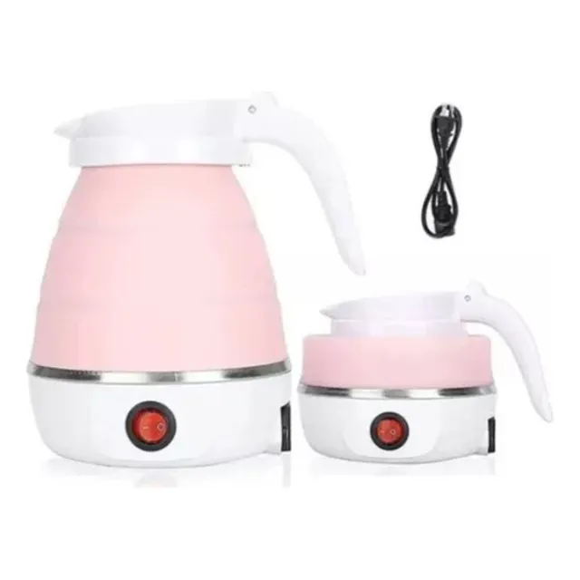 Cafetera Electrica Plegable Silicona Calentador Portátil Color Colores