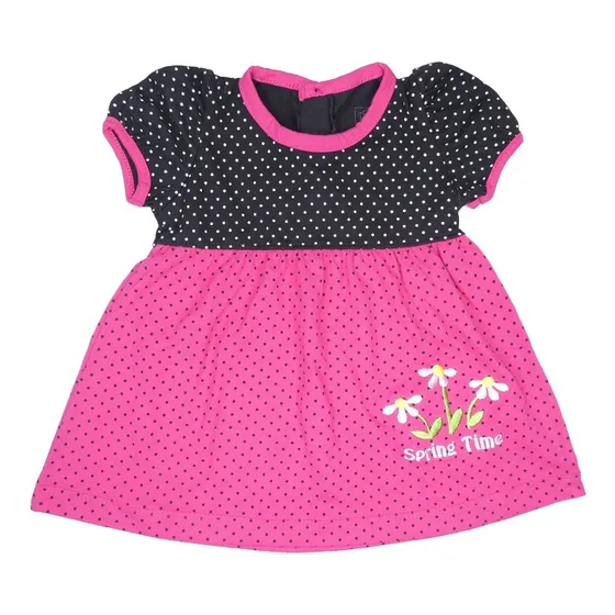Vestido De Niña 3 Piezas Bebu Spring Time Fucsia