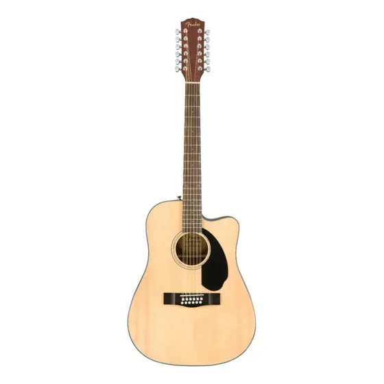 Guitarra Electroacústica Fender Classic Design CD-60SCE 12 para diestros natural nogal brillante