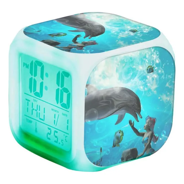 Reloj Despertador Para Niño Niña Led Digital Facil Diseño
