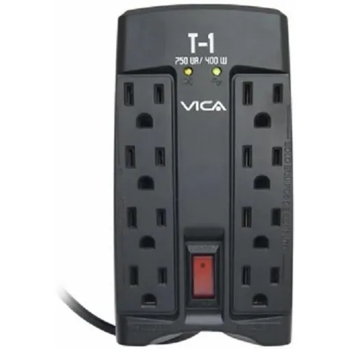 Regulador De Voltaje Electrico Vica T1 750 Va 400 Watts