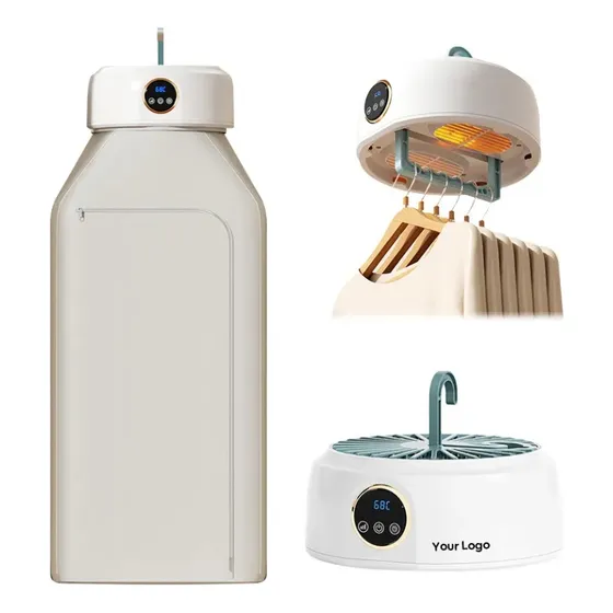 Secador De Ropa Plegable Eléctrico Portátil Tendedero