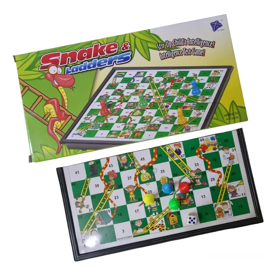 Serpiente Y Escaleras Juego Imantado En Caja (24x 24cm)