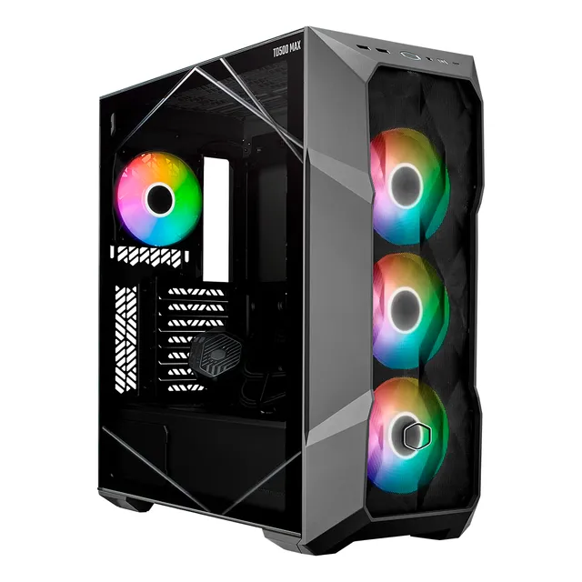 Caja Atx Cooler Master Masterbox Td500 Max Color Negro