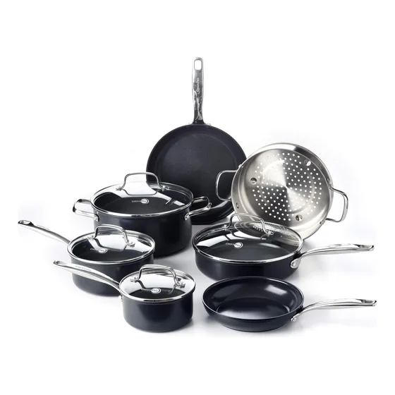 Conjunto De Utensílios De Cozinha Greenpan Chatham Black Pri