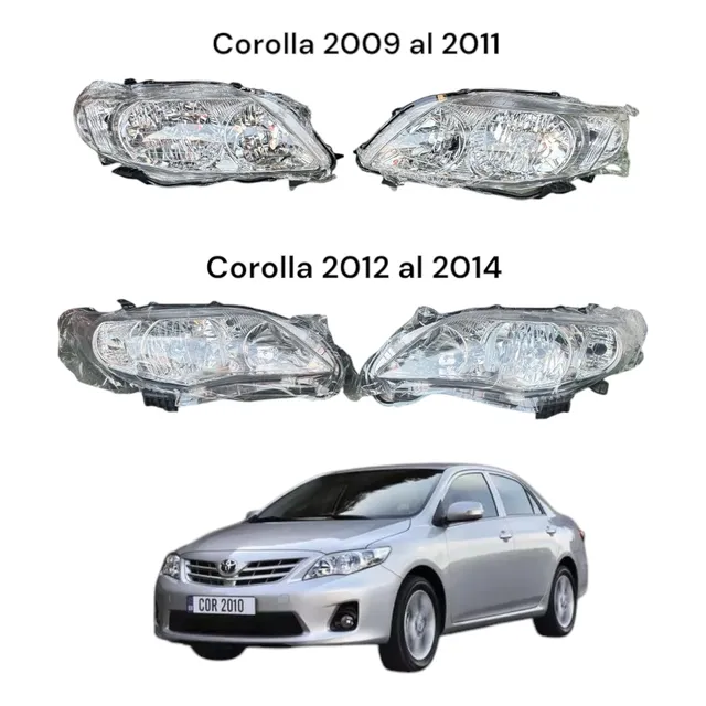 Faro Corolla Delantero 2009 2010 2011 2012 2013 2014