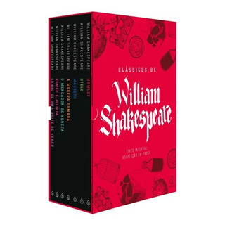 Box - Clássicos De William Shakespeare - Com 7 Marcadores D Box - Clássicos De William Shakespeare - Com 7 Marcadores D