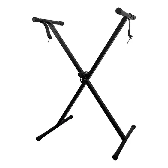 Soporte Simple Para Piano Eléctrico Teclado Digital Joy Xstand Pie Soporte Forma De Tijera - Negro