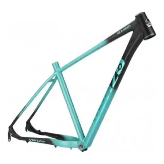 Bicicleta Venzo Stinger Mtb R29 Monoplato 10 Vel Deore. Negro/teal L
