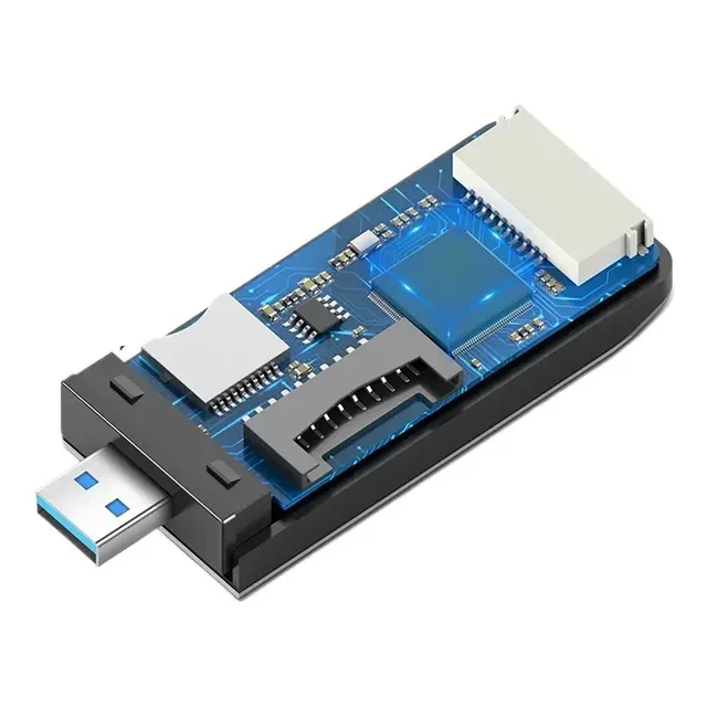 Adaptador Tipo C Multitarjeta De Lectura Única - Green Union
