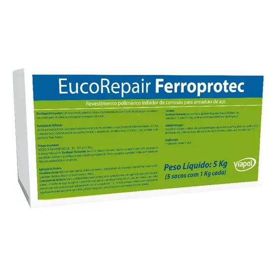 Ferroprotec Viapol 5kg Inhibidor De Corrosión En Armaduras 
