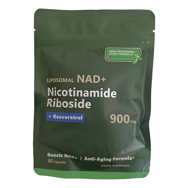 Nad+ Liposomal Nicotinamide Riboside + Resveratrol  80 Cáps Sin Sabor