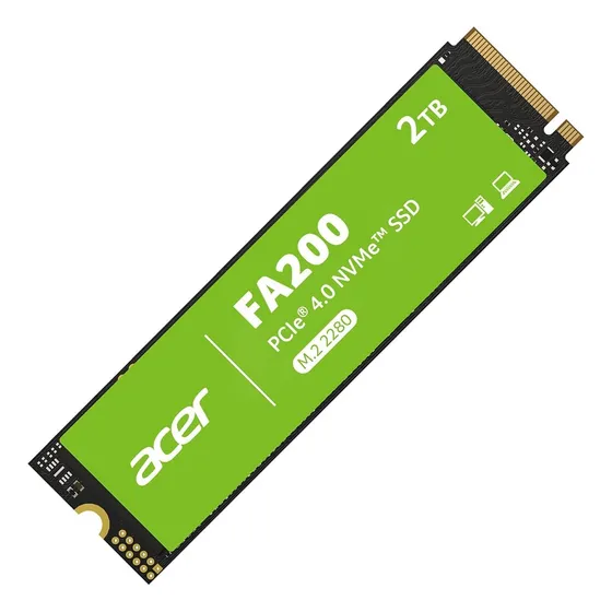 M.2 2280 Ssd 2 Tb Acer Fa200 Nvme Pcie 4.0 Solido Laptop Pc
