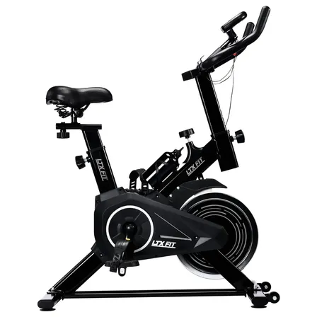 Bicicleta Ergométrica Bike Spinning 6kg de inércia Fitness Preto Ltx Fit Para Cardio E Musculação PANTHER-X