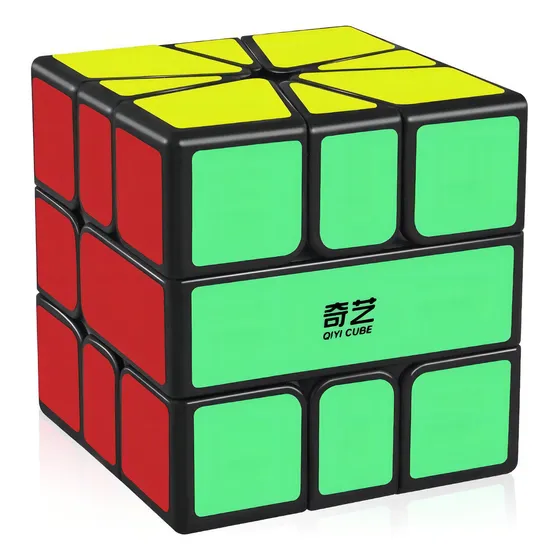 Cubo Rubik Magic Cube Sq1 Square 1 Qifa Fondo Negro Qiyi Estructura Qy168