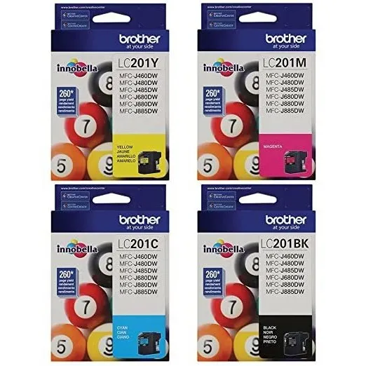 Brother Mfc-j460dw Negro / Cyan / Magenta / Amarillo Tinta O