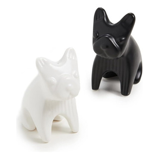 Salero Y Pimentero Bulldog Francés Jonathan Adler Salero Y Pimentero Bulldog Francés Jonathan Adler