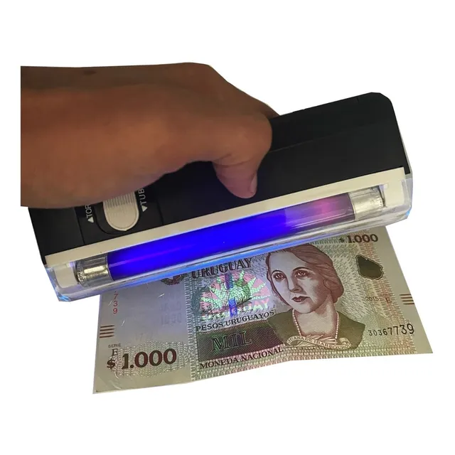 Detector Uv Billete Falso Documentos Sellos Ultra Violeta