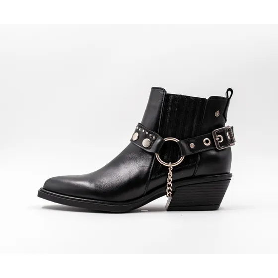 Botineta Comodo De Cuero Vacuno Urbana Nigeria Modelo 1689 N