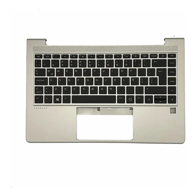 Teclado Con Palmrest Original Hp Probook 640 G8 Plateado Español Latinoamérica