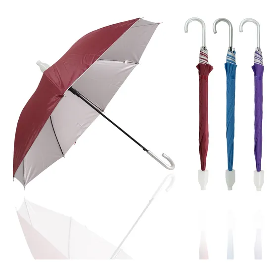 Kit 3 Guarda Chuva Auto, Reforçado Copinho Proteção Solar