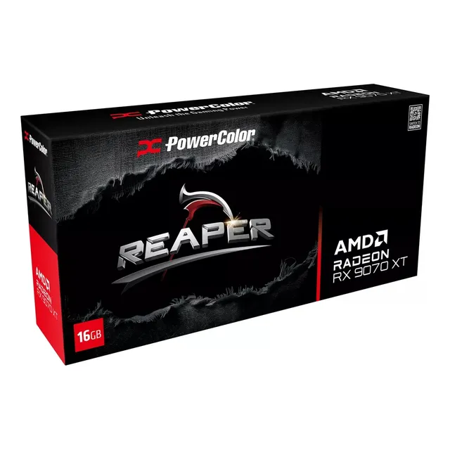 Tarjeta De Video Power Color Amd Reaper Radeon Rx 9070 Xt 16gb Gddr6