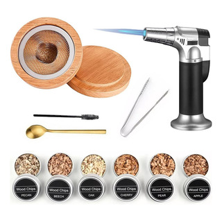Kit Ahumadora Con Antorcha Para Cóctel Bebidas Comidas Kit Ahumadora Con Antorcha Para Cóctel Bebidas Comidas