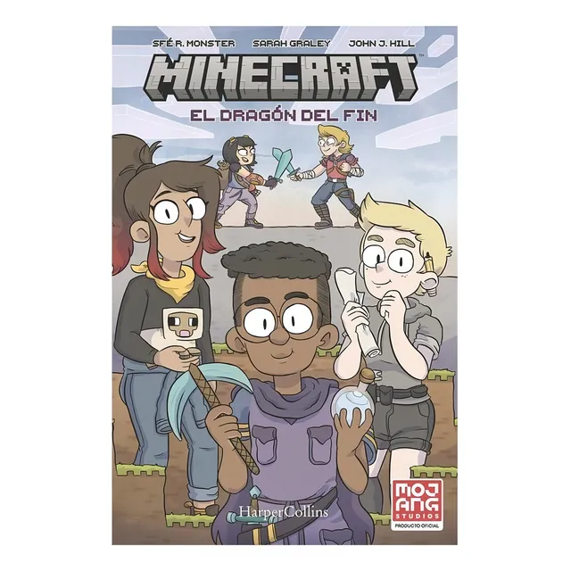 Minecraft El Dragón Del Fin. Minecraft de Sfé R Monster Editorial HarperCollins Tapa Blanda
