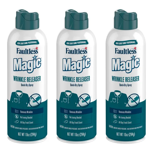 Almidón En Aerosol Faultless Magic Wrinkle Releaser 10oz 3pz