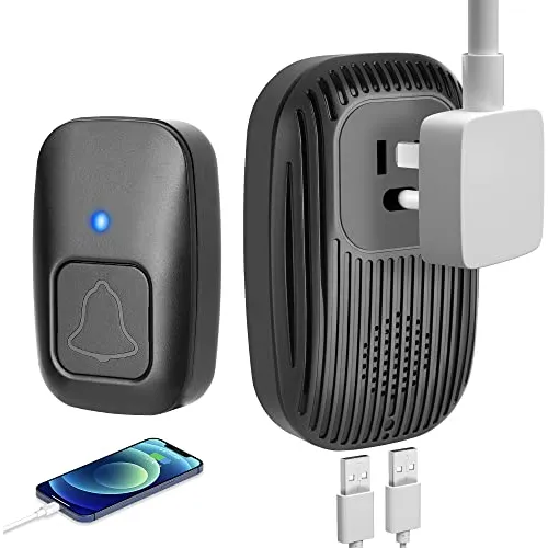 Kit De Timbre Inalámbrico, Avisador Inalámbrico Sin C...